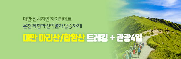 대만 합환산/아리산 트레킹